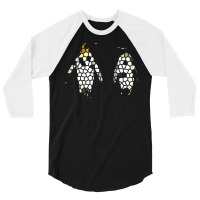 Penguin T  Shirt Cellular Penguin Mosaic In Digital T  Shirt 3/4 Sleeve Shirt | Artistshot