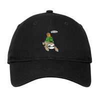 Sloth Turtle Snail Animal Running Wildlife Slowly Adjustable Cap | Artistshot