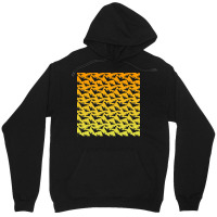 Scary Cute T  Shirt Orange Yellow Black Bats Halloween Pattern T  Shir Unisex Hoodie | Artistshot