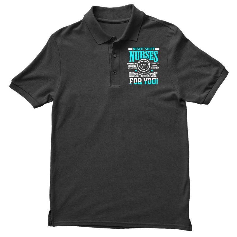 Nurse T  Shirt Nightshift Nurse Novelty Tshirt For Night Shift Nurses Men's Polo Shirt | Artistshot