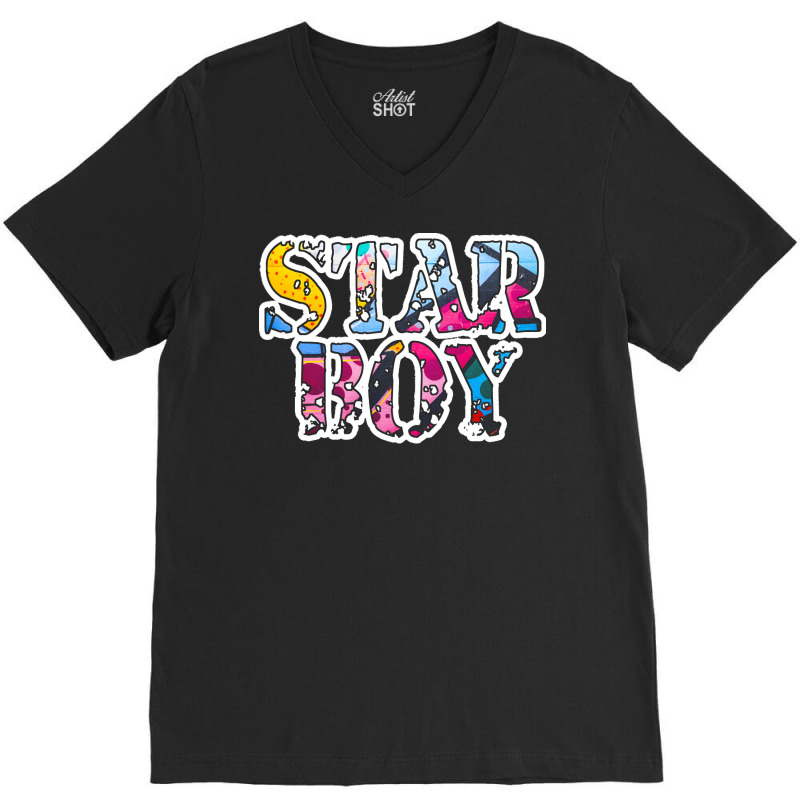 Urban Clothing T  Shirt Urban Style Star Boy Pattern T  Shirt V-neck Tee | Artistshot