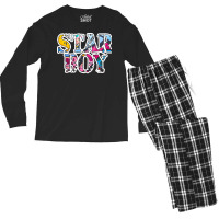 Urban Clothing T  Shirt Urban Style Star Boy Pattern T  Shirt Men's Long Sleeve Pajama Set | Artistshot