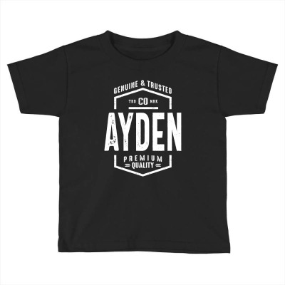 Ayden Personalized Name Birthday Gift Toddler T-shirt Designed By Cidolopez