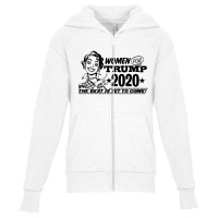 Women For Trump 2020 Face Mask Youth Zipper Hoodie | Artistshot