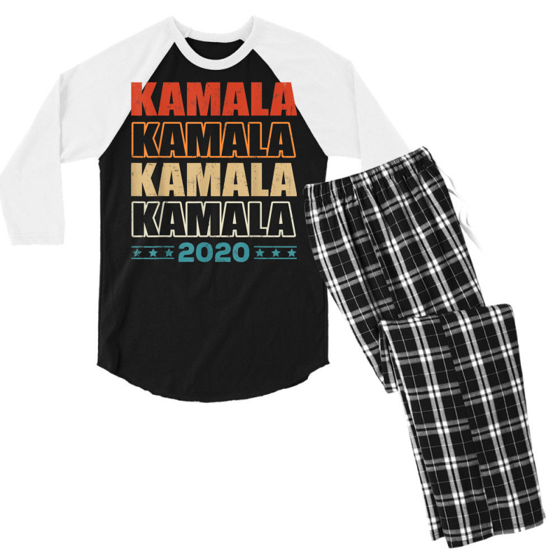 Kamala 2020 Men's 3/4 Sleeve Pajama Set | Artistshot