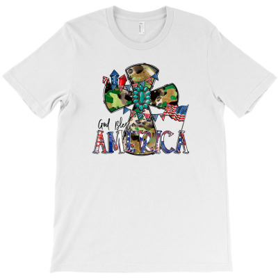 God Bless America T-shirt Designed By Omer