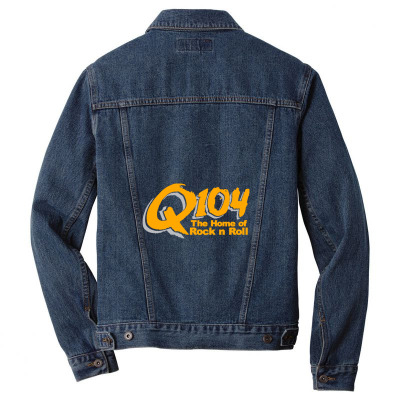 Long Island Rocks Q104 3 Men Denim Jacket Designed By Vidi Almano