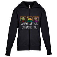 When We Run On Hmong Time Funny Sloth Men, Women & Kids Youth Zipper Hoodie | Artistshot