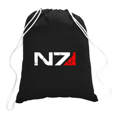 Mass Effect N7 Drawstring Bags Designed By Verolvori
