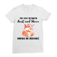 The Love Between  Aunt And Niece Knows No Distance  Fox 01 Ladies Fitted T-shirt | Artistshot