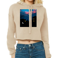 Moon Cropped Hoodie | Artistshot