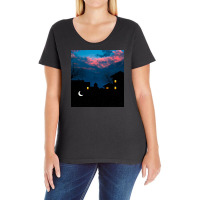 Moon Ladies Curvy T-shirt | Artistshot