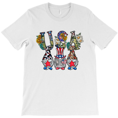Usa Gnomes T-shirt Designed By Omer