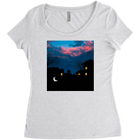 Moon Women's Triblend Scoop T-shirt | Artistshot