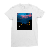 Moon Ladies Fitted T-shirt | Artistshot