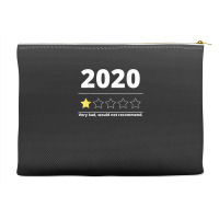 Funny 2020 Review - 1 Star - Would Not Recommend Ladies T-shirt Accessory Pouches | Artistshot