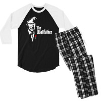 Donald Trump The Wallfather Men's 3/4 Sleeve Pajama Set | Artistshot