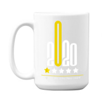 Funny Review 2020 - 1 Star Rating - Very Bad Would Not Recommend 15 Oz Coffee Mug | Artistshot