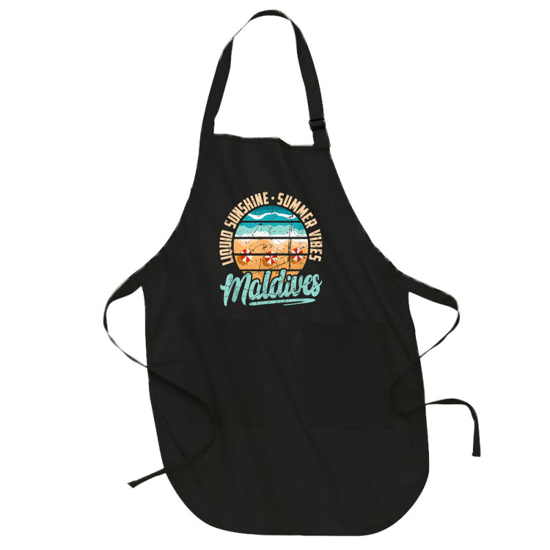 Maldives Liquid Sunshine Summer Vibes Maldives Vacation T Shirt Full-length Apron | Artistshot