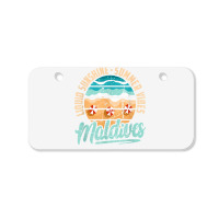 Maldives Liquid Sunshine Summer Vibes Maldives Vacation T Shirt Bicycle License Plate | Artistshot