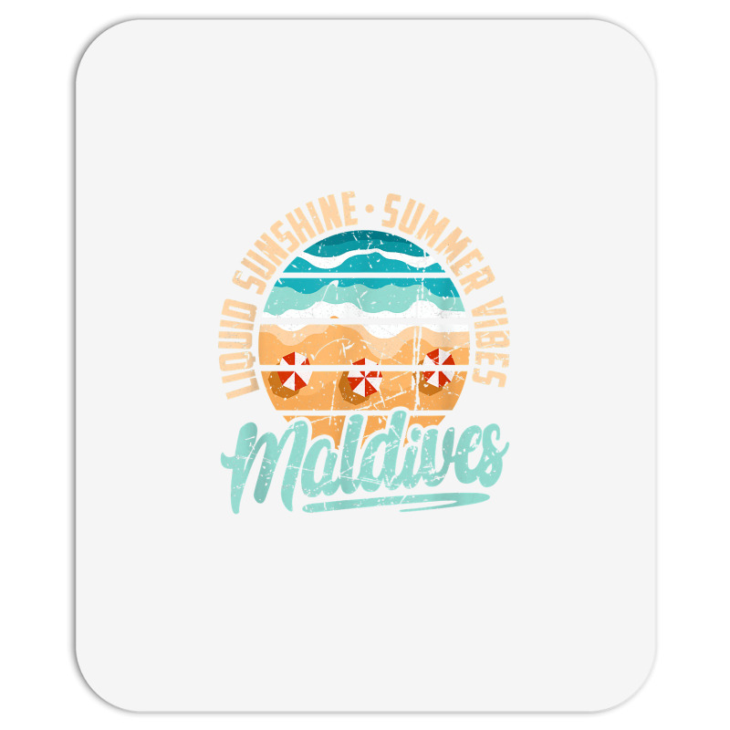 Maldives Liquid Sunshine Summer Vibes Maldives Vacation T Shirt Mousepad | Artistshot