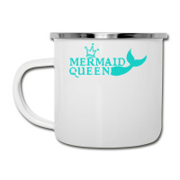 Mermaid Queen Cute Graphic Tail Crown Fun Summer Beach Premium T Shirt Camper Cup | Artistshot