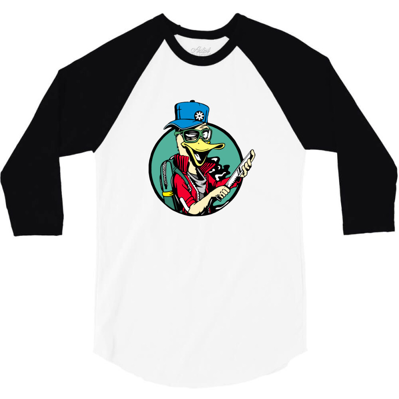 Idol Cool Duck Tales Art Gift For Fans 3/4 Sleeve Shirt | Artistshot