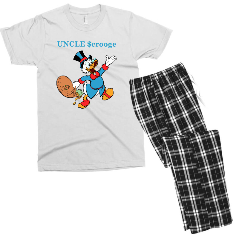 Scrooge Duck Tales Art Gift For Fans Men's T-shirt Pajama Set | Artistshot