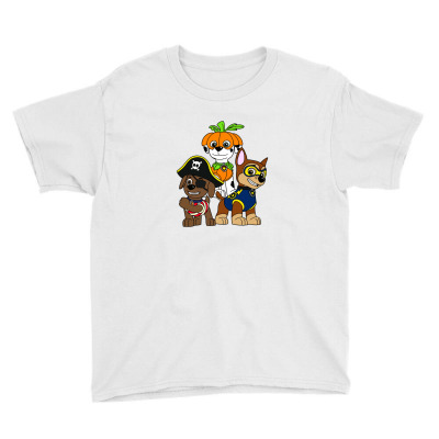 Dress Up Boy Pups Youth Tee Designed By Adelina