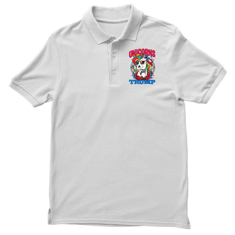 Unicorns For Trump Men's Polo Shirt | Artistshot