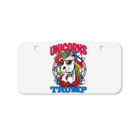 Unicorns For Trump Bicycle License Plate | Artistshot