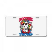 Unicorns For Trump License Plate | Artistshot