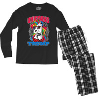 Unicorns For Trump Men's Long Sleeve Pajama Set | Artistshot