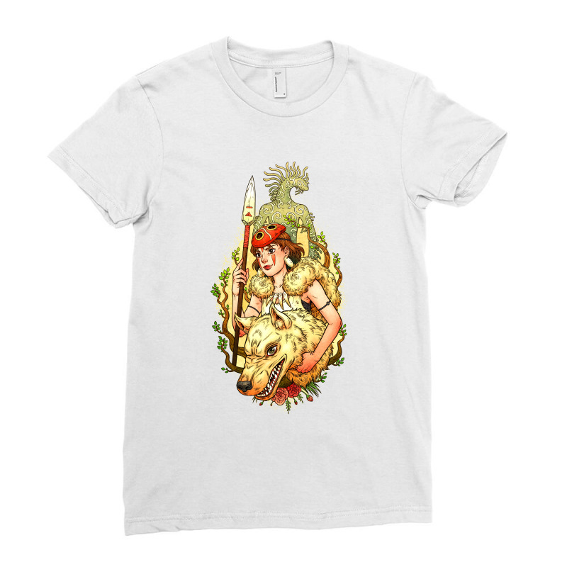 Wolf Princess Ladies Fitted T-Shirt by alexipratama | Artistshot