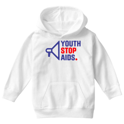 Youth Stop Aids Youth Hoodie Designed By Estore