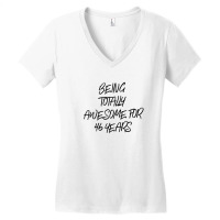 Being Totally Awesome For 46 Years Women's V-neck T-shirt | Artistshot