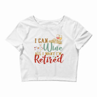 I Can Wine All I Want I'm Tired Retro Vintage Llama Crop Top | Artistshot