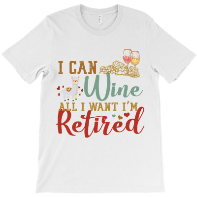 I Can Wine All I Want I'm Tired Retro Vintage Llama T-shirt Designed By Nguyen Dang Nam