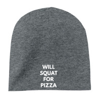 Will Squat For Pizza 8'' Beanie | Artistshot