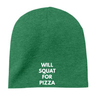 Heather Kelly will squat for pizza 8'' Beanie - phminh22