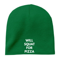 Kelly will squat for pizza 8'' Beanie - phminh22
