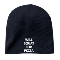 Navy will squat for pizza 8'' Beanie - phminh22