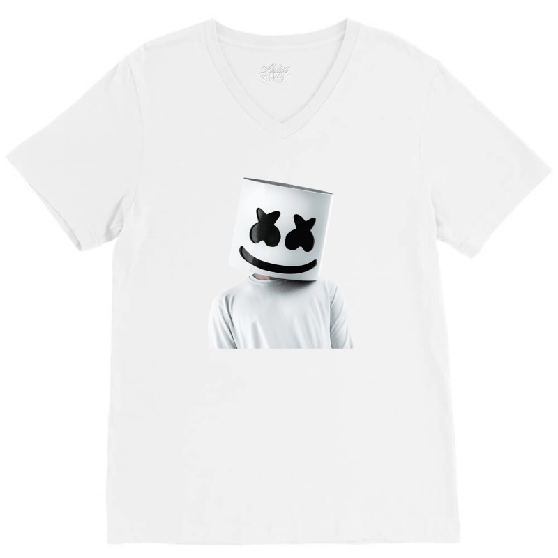 Mello Faces V-neck Tee | Artistshot