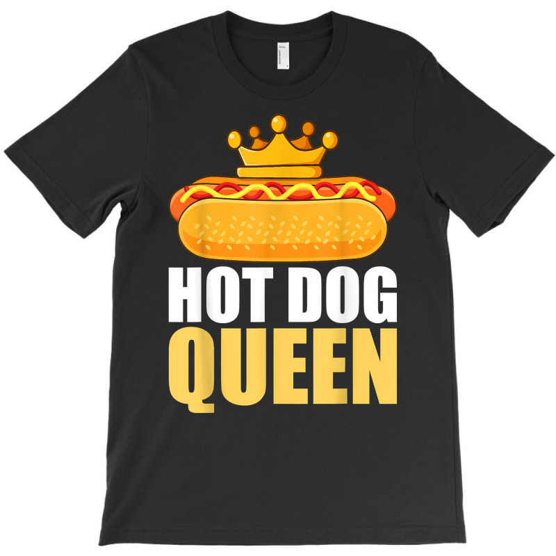 Funny Hot Dog For Women Girls Grilled Wiener Sausage Buns T Shirt T-Shirt by adam.troare | Artistshot