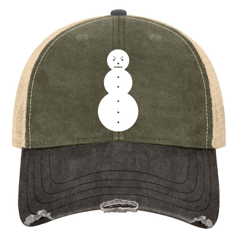 Jeezy Snowman Funny Shirt Premium Distressed Ollie Cap By  display picture 1
