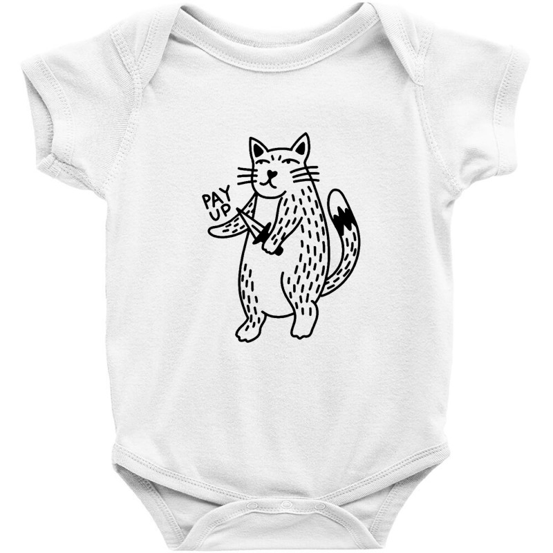 Angry Kitty Black Baby Bodysuit by BLACKSTONE | Artistshot