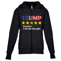 Good Review Trump Youth Zipper Hoodie | Artistshot