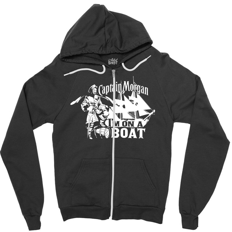 Captain Boat Zipper Hoodie | Artistshot