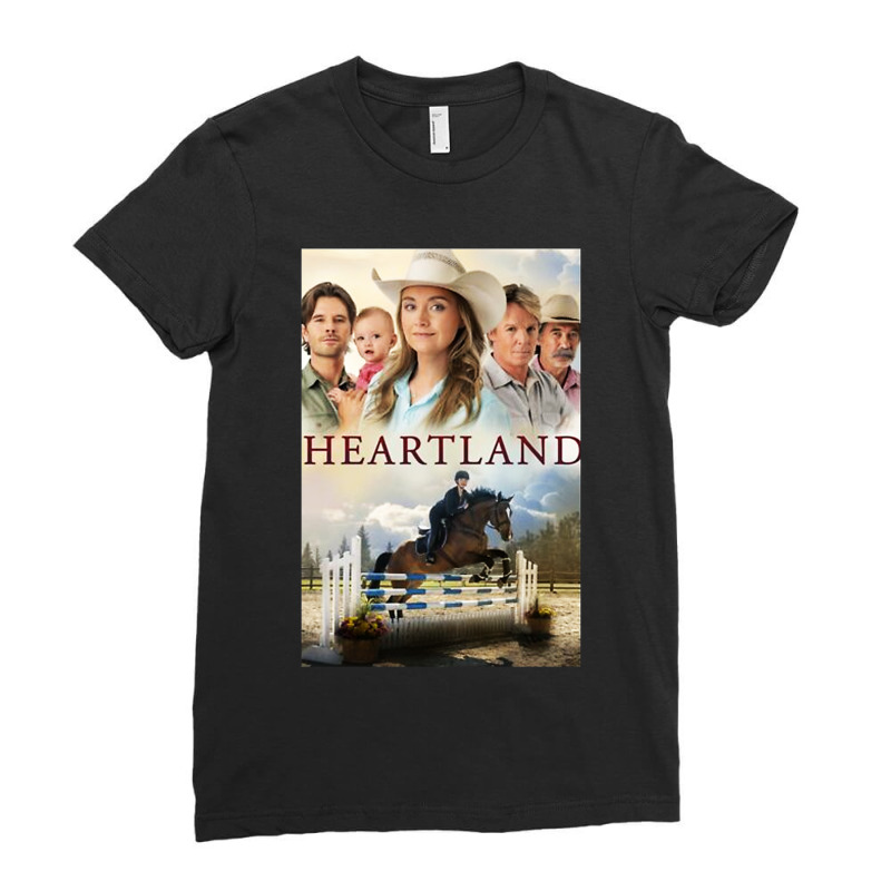 Heartland For Men And Women Ladies Fitted T-Shirt by zakytuntun | Artistshot