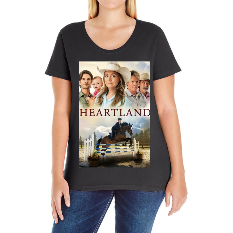 Heartland For Men And Women Ladies Curvy T-Shirt by zakytuntun | Artistshot